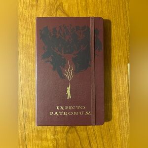 Moleskine Harry Potter Expecto Patronum Burgundy Hardcover Journal